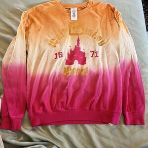 EUC Disneyland Disney Parks Disney World  Gradient Castle Hoodie Size Small Rare
